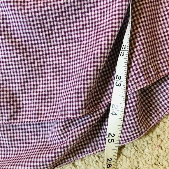 MLM LABEL BERRY GINGHAM OFF SHOULDER BOHO BLOUSE LARGE - Picture 8 of 8